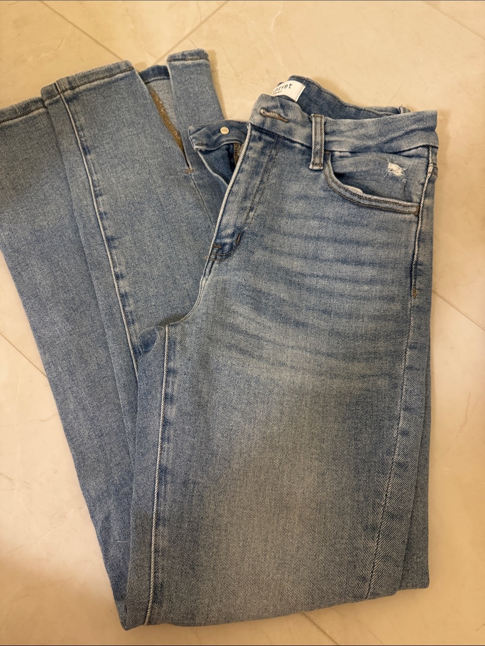 Classic Light Blue Women's Straight Jeans